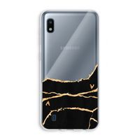 Gouden marmer: Samsung Galaxy A10 Transparant Hoesje
