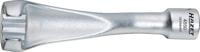 HAZET Injectieleidingsleutel 4550 · 3/8 inch (10 mm) vierkant hol · Buitentwaalfkant profiel · SW 17 mm