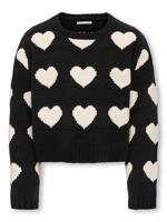 Kids ONLY winter sweater meisjes - zwart - KogSus - regular fit, gebreid