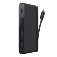 Belkin USB-C 4-Port Mini Hub USB Hub Zwart