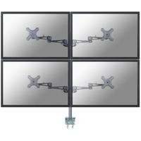 Neomounts by Newstar FPMA-D935D4 Monitor Bureausteun | 4 schermen tot 30 inch | VESA | Zilver