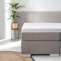 Molton Hoeslaken Luna 2 PACK Topper 180x200 Cm Ademend Luna Bedding - Dekbed-Discounter.nl