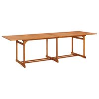 vidaXL Tuintafel 280x90x75 cm massief acaciahout