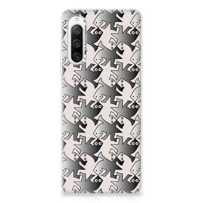Sony Xperia 10 IV | TPU Hoesje | Salamander Grey