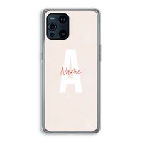 Strawberry Milkshake: Oppo Find X3 Pro Transparant Hoesje