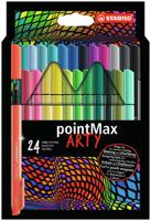 Stabilo Arty PointMax Etui A 24 Kleuren Fineliners - thumbnail