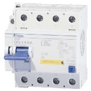 DFS4 063-4/0,03-A NA  - Residual current breaker with auxiliary DFS4 063-4/0,03-A NA