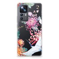 Xiaomi 12T | 12T Pro | TPU Hoesje | Bird Flowers