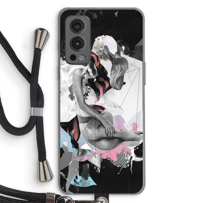 Camouflage de sommeil: OnePlus Nord 2 5G Transparant Hoesje met koord