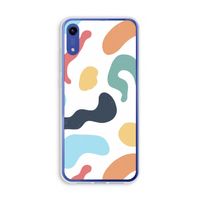 Memphis Shapes Blue: Honor Play 8A Transparant Hoesje