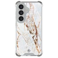 Samsung Galaxy S26 shockproof hoesje - Marmer goud