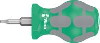 Wera 368 Stubby schroevendraaier voor binnenvierkant-schroeven, # 1 x 25 mm - 05008863001