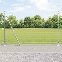 Weidehekwerk Zilver 25 x 1.5 m Gegalvaniseerd staal