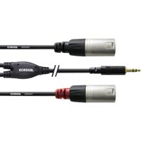 Cordial CFY 3 WMM audio kabel 3 m 3.5mm 2 x XLR (3-pin) Zwart - thumbnail