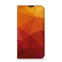 Stand Case voor iPhone 13 Pro Polygon Red