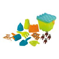 Playgo strandset kasteel met accessoires, 21dlg.