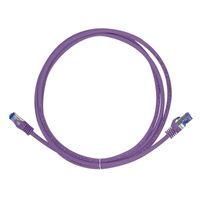 LogiLink C6A029S netwerkkabel Paars 0,5 m Cat6a S/FTP (S-STP) - thumbnail