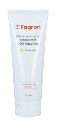 Fagron Cetomacrogolcrème met Vaseline 10% Fagron Cetomacrogolcrème met Vaseline 10%