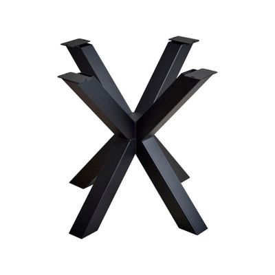 Stalen matrix zwart spinpoot 80 bij 80 cm en hoogte 75 cm (6 x 6 cm)