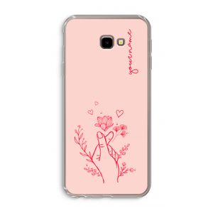 Giving Flowers: Samsung Galaxy J4 Plus Transparant Hoesje