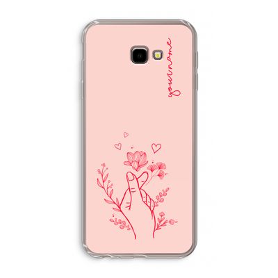 Giving Flowers: Samsung Galaxy J4 Plus Transparant Hoesje