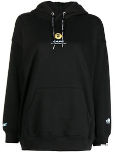 AAPE BY *A BATHING APE® hoodie à imprimé graphique - Noir