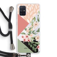 Sweet heaven geometrics: Samsung Galaxy A71 Transparant Hoesje met koord