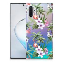 Samsung Galaxy Note 10 Plus | TPU Hoesje | Flamingo Palms
