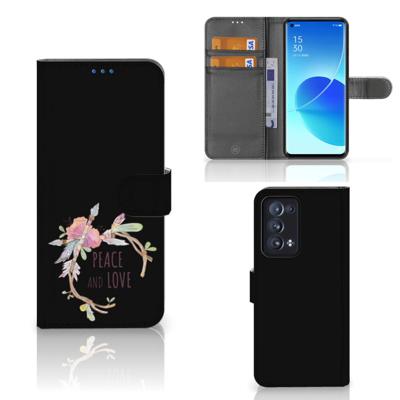 OPPO Reno 6 Pro Plus 5G Leuk Hoesje Boho Text OPPO Reno 6 Pro Plus 5G Leuk Hoesje Boho Text