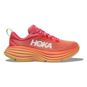 Hoka Bondi 8 hardloopschoenen rood/oranje dames 38