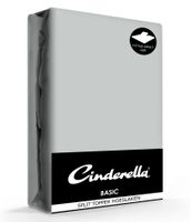 Cinderella Splittopper Hoeslaken Basic Percaline Light Grey-200 x 200 cm - thumbnail