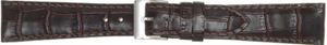 Horlogeband Poletto 454.01.16 Leder Bruin 16mm
