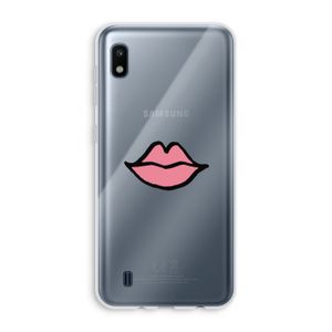 Kusje: Samsung Galaxy A10 Transparant Hoesje