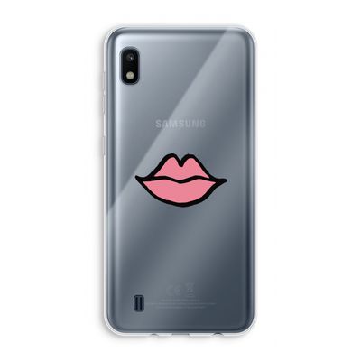 Kusje: Samsung Galaxy A10 Transparant Hoesje