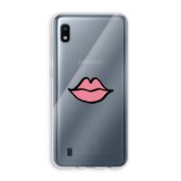 Kusje: Samsung Galaxy A10 Transparant Hoesje