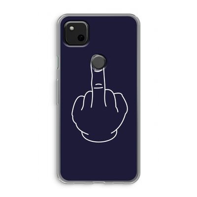 F**k U: Google Pixel 4a Transparant Hoesje