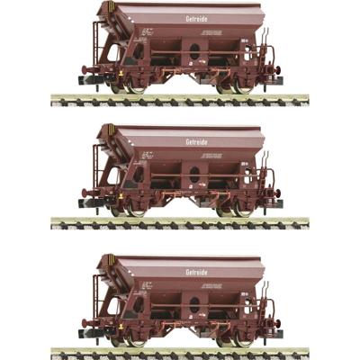 Fleischmann 6660071 N 3-delige set: Zwenkdakwagen van de DR