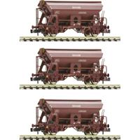 Fleischmann 6660071 N 3-delige set: Zwenkdakwagen van de DR