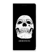 Mobiel BookCase Motorola Edge 40 Neo Skull Eyes