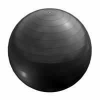 Fitnessbal Zwart 55 cm incl. pomp - thumbnail