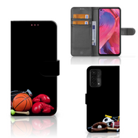 OPPO A54 5G | A74 5G | A93 5G Wallet Case met Pasjes Sports