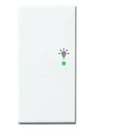 Busch-Jaeger 2CKA006220A0052 Wipschakelaar licht Afdekking 2-voudig Carat, free@home, Future lineair, Solo Verkeerswit, Wit 1 stuk(s)