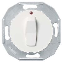WDE011062  - 2-pole switch flush mounted white WDE011062 - thumbnail