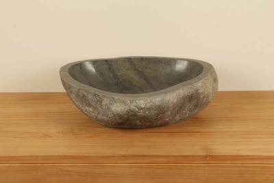 Rivierstenen waskom RL040316, 52x41x15 cm