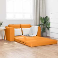 Slaapbank Donkergeel 148 x 71 x 83 cm Stof