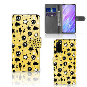 Telefoonhoesje met Naam Samsung Galaxy S20 Punk Geel