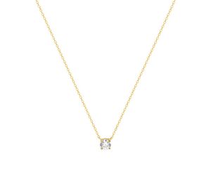 TFT Collier Geelgoud Zirkonia 0,8 mm 42 cm