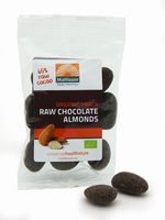 Mattisson Amandelen snack raw puur chocolade bio (35 gr) - thumbnail