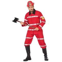 Brandweer verkleedpak/carnavalskostuum voor heren - carnavalskleding