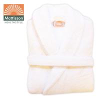 Mattisson Badjas white biokatoen maat XL